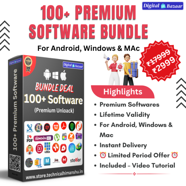 100+ Premium Software Bundle