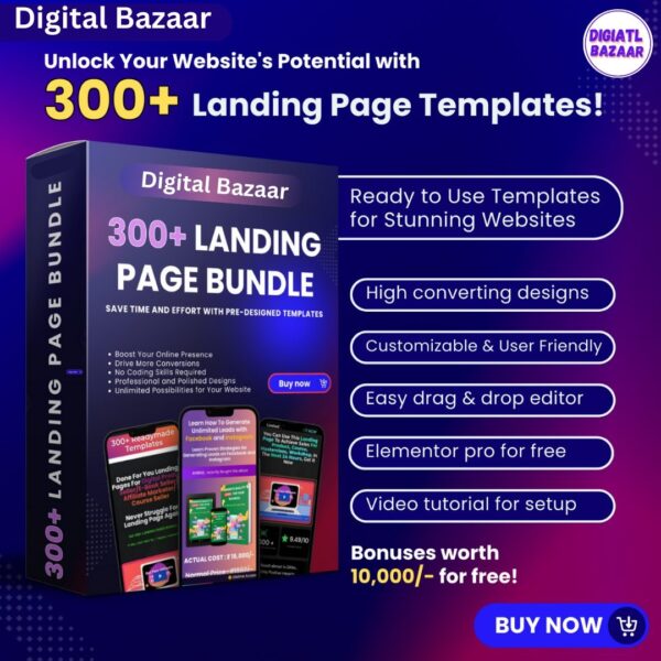 300+ High Conversions Landing Page