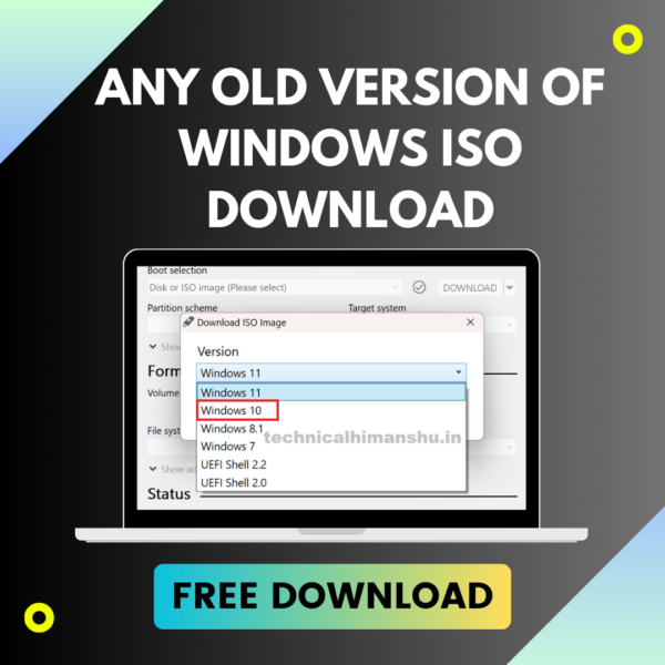 Download Any old version of windows ISO