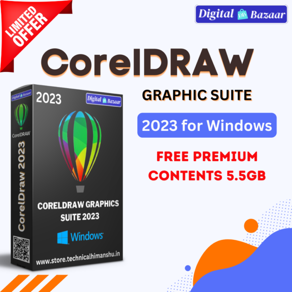 CorelDRAW Graphic Suite 2023 for Windows Lifetime Validity