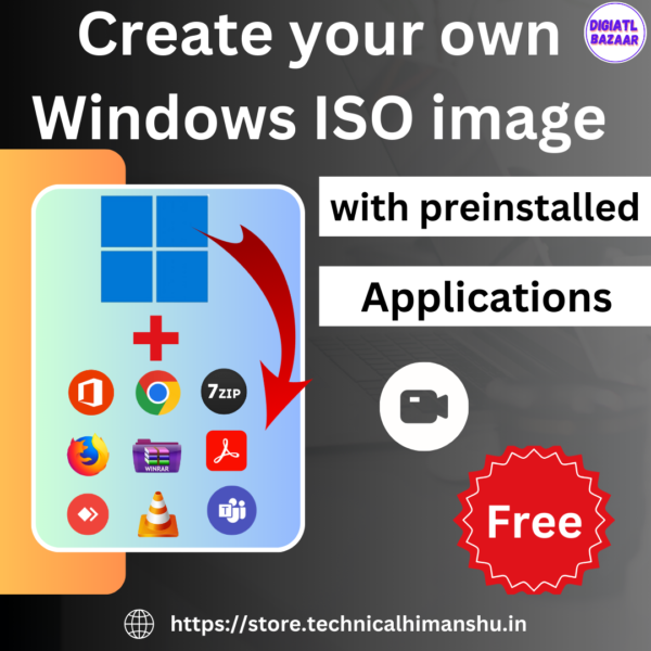 Create your own Windows ISO image with preinstalled software's - Video Course