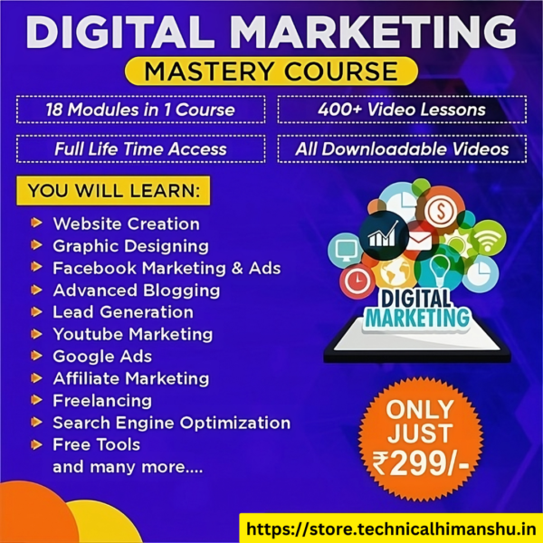 Digital Marketing Mastery Hindi Courses