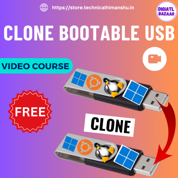 How to Clone Bootable USB to Another USB - Video Course