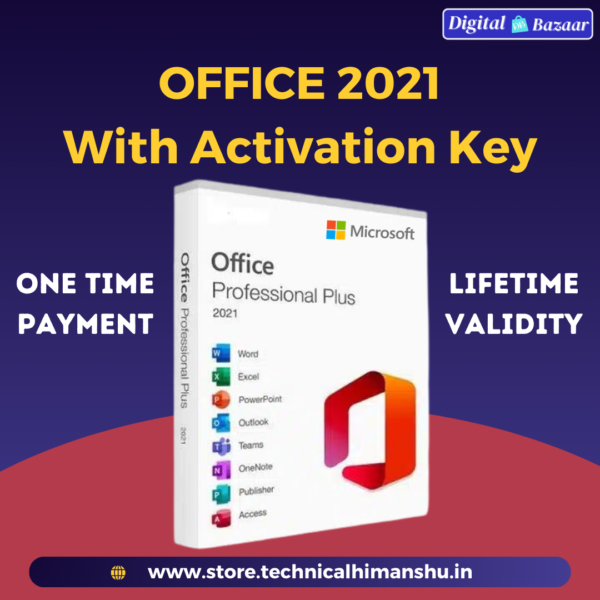 MS Office 2021 with Lifetime Validity