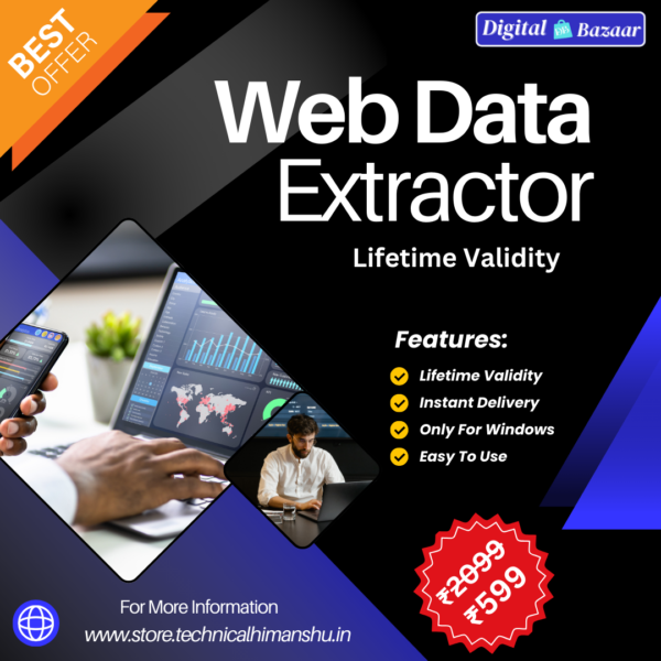 Web Data Extractor Pro with Lifetime Validity